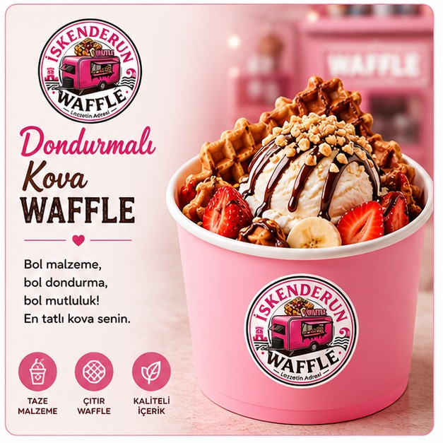 Dondurmalı Kova Waffle
